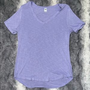 Purple V Neck